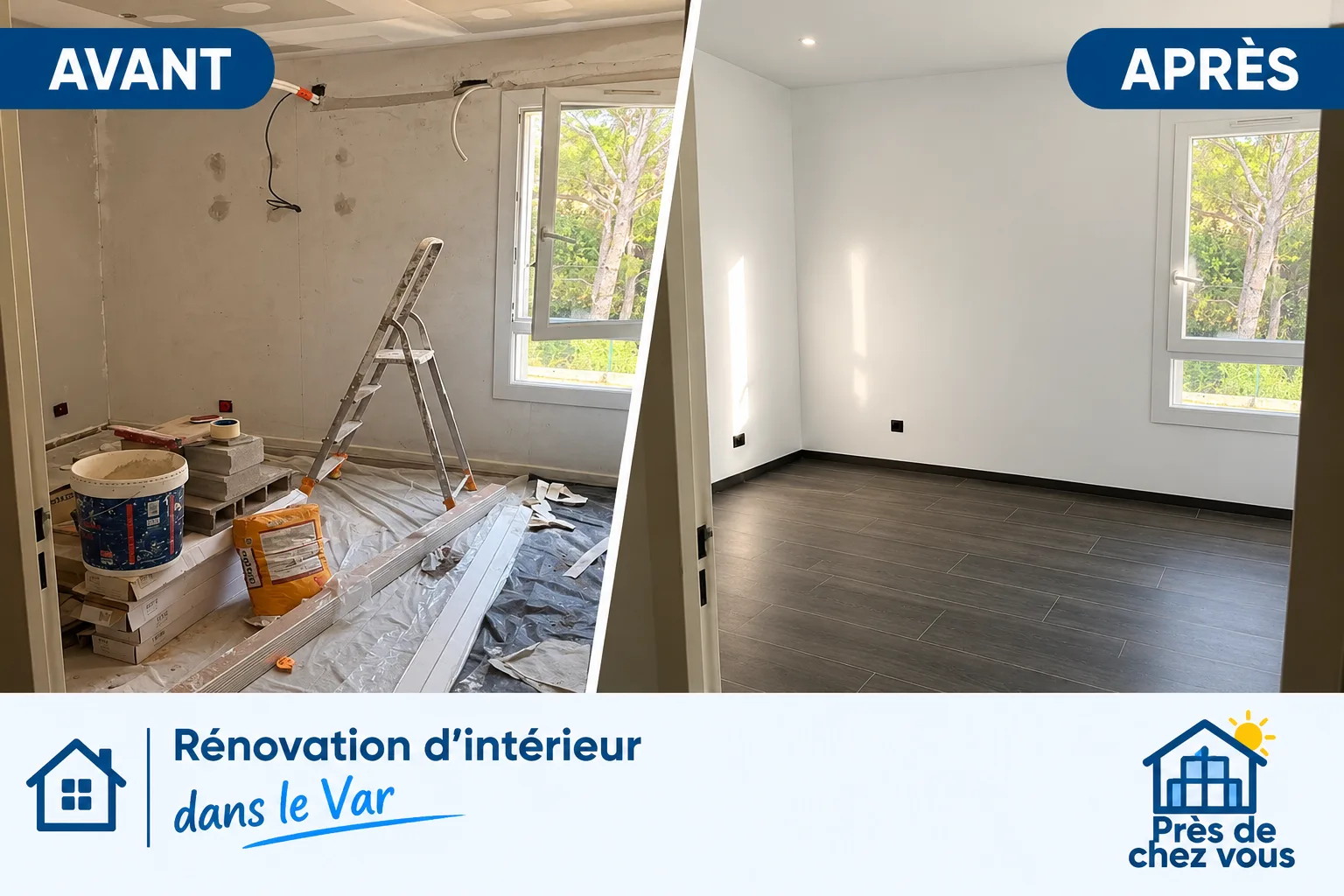 Avant après _ rénovation intérieure Avant après _ rénovation intérieure